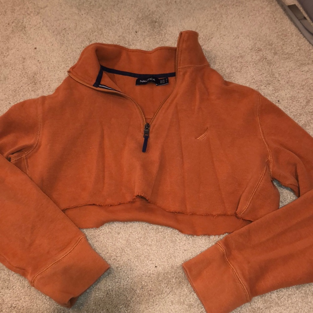 vintage cropped quarter zip!